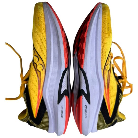 Saucony Sneakers Mens Size US 8 Axon 2 Yellow Black Running Shoes S10732-16 main image 4